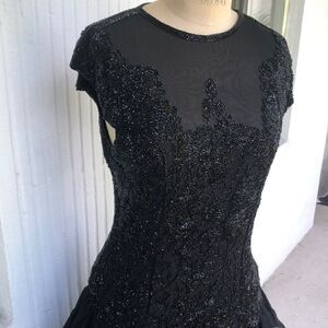 Tiki beaded dress